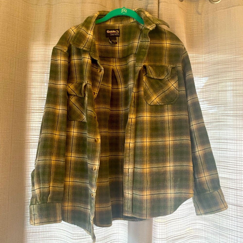 Green plaid Shacket